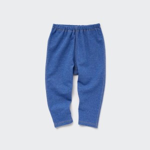 Baba Uniqlo Denim-like Relaxed Leggings Kék | HAPVX-0496