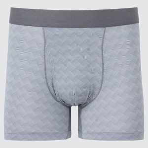 Férfi Uniqlo Airism Gradation Boxers Fehérnemű Szürke | YGXZW-6287