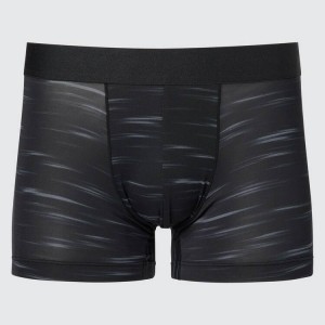 Férfi Uniqlo Airism Low Rise Boxers Fehérnemű Fekete | TNXZQ-7832