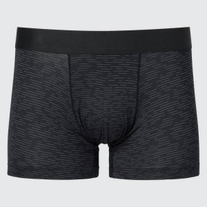 Férfi Uniqlo Airism Low Rise Boxers Fehérnemű Fekete | DJGMU-4058