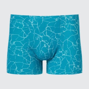 Férfi Uniqlo Airism Seamless Típusok Boxers Fehérnemű Zöld | MWAKQ-5180