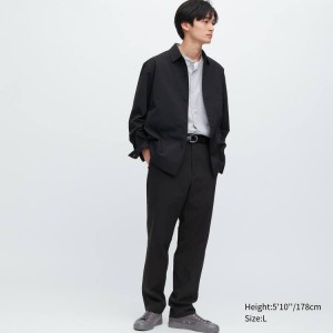 Férfi Uniqlo Airsense Ultra Light Relaxed Fit Nadrág Fekete | FVYCM-3892