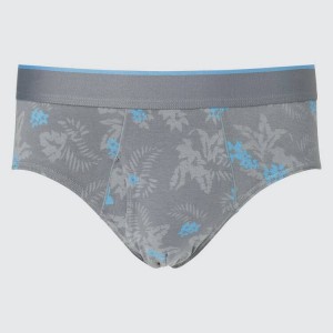 Férfi Uniqlo Briefs Fehérnemű Szürke | YFWRP-6845