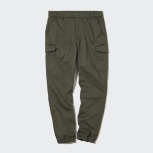 Férfi Uniqlo Cargo Jogger Nadrág Olivazöld | LMVHP-8163