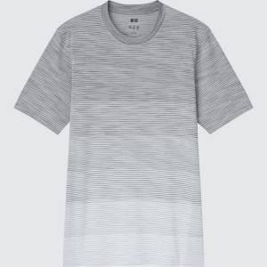 Férfi Uniqlo Dry-ex Crew Neck Póló Szürke | UHLET-9164