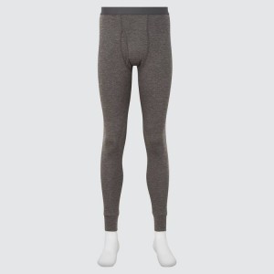 Férfi Uniqlo Heattech Thermal Tights (2021 Season) Nadrág Sötétszürke | SYDTW-8059