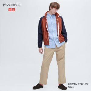 Férfi Uniqlo Jw Anderson Easy Nadrág Bézs | PFRZH-9712