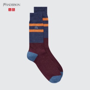 Férfi Uniqlo Jw Anderson Zokni Kék | RSQIL-9258