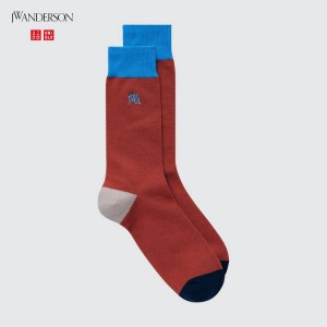 Férfi Uniqlo Jw Anderson Zokni Narancssárga | DQXZB-6418