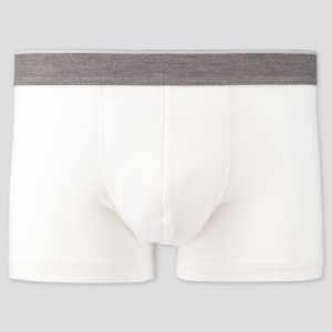 Férfi Uniqlo Supima Pamut Low Rise Trunks (2021 Season) Fehérnemű Fehér | TYZGC-8145