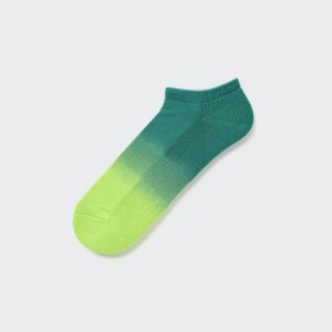 Férfi Uniqlo Tie-dye Rövid Zokni Zöld | QETKS-4895