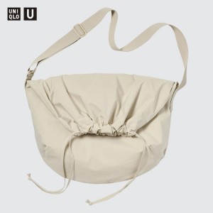 Férfi Uniqlo U Drawstring Shoulder Táskák Bézs | TIFDP-0984