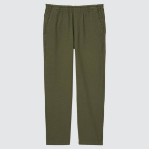 Férfi Uniqlo Washed Jersey Ankle Length Nadrág Sötétzöld | BXVUI-0143