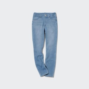 Gyerek Uniqlo Ultra Stretch Denim (With Back Pockets) Jogger Nadrág Kék | WMRCO-4390