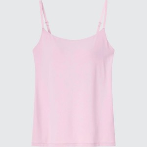 Női Uniqlo Airism Camisole Mellény Rózsaszín | IKJON-1593