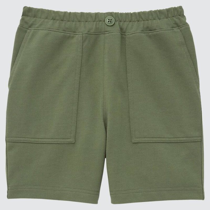 Baba Uniqlo Dry Twill Easy Rövidnadrág Zöld | LKYPG-6137