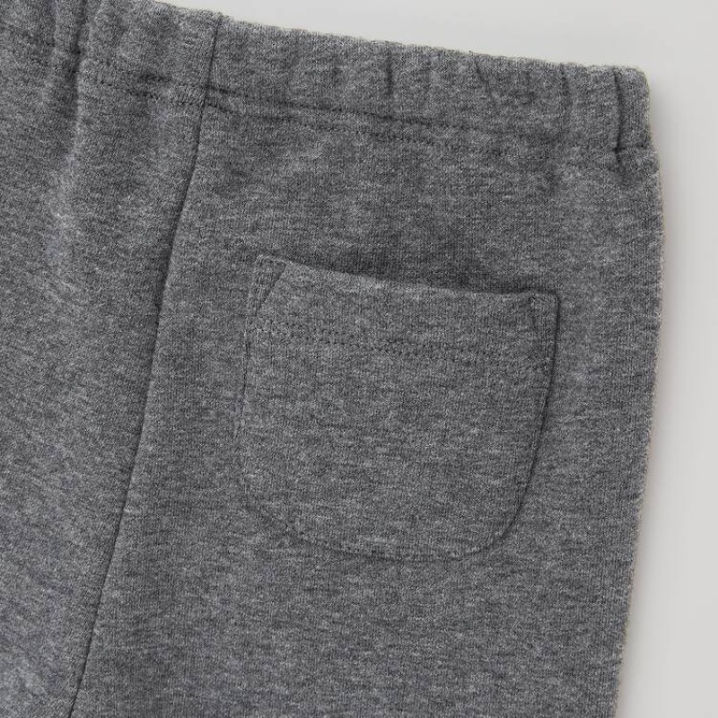 Baba Uniqlo Fleece (2021 Season) Leggings Sötétszürke | PRAKU-9653