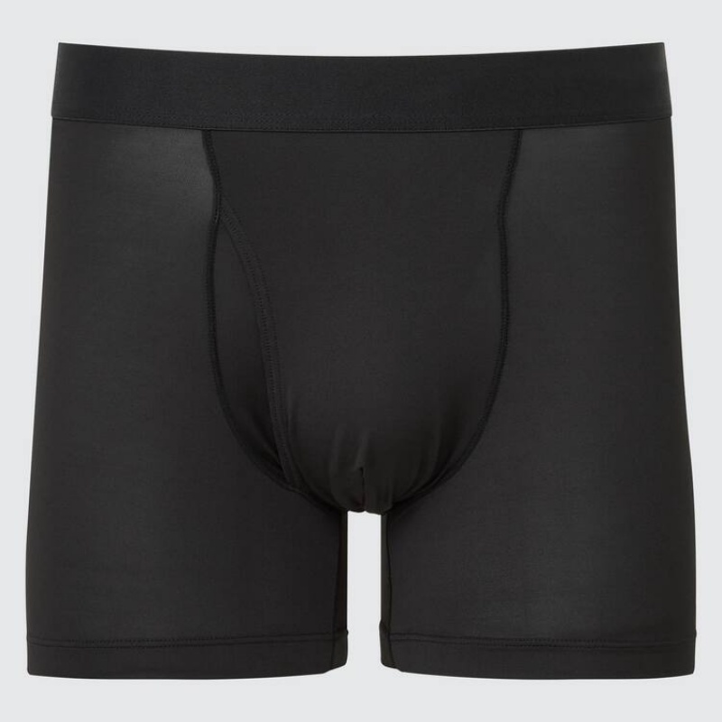 Férfi Uniqlo Airism Boxers Fehérnemű Fekete | OPYLE-8509