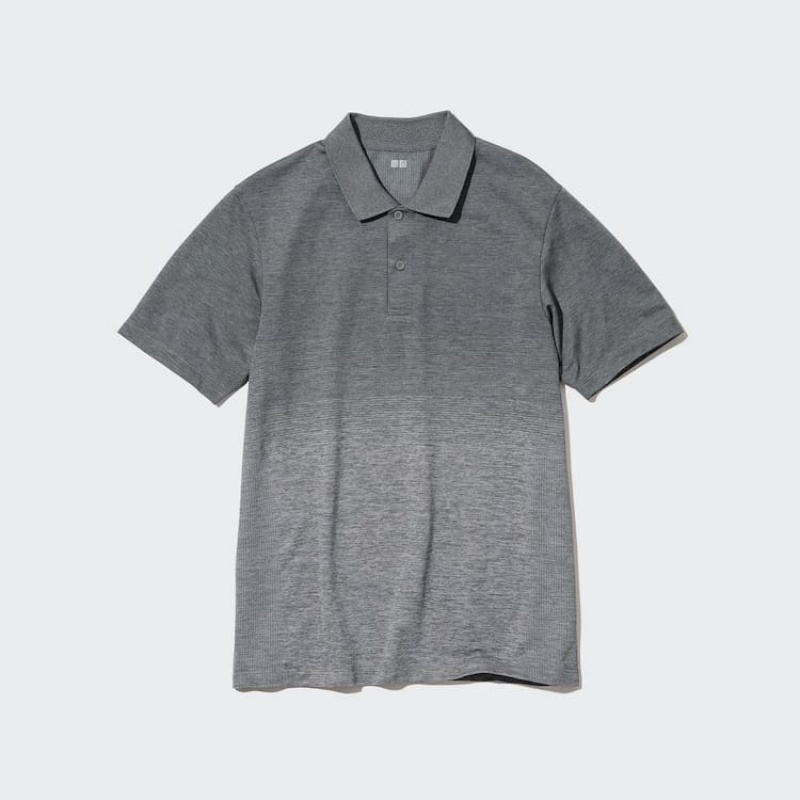 Férfi Uniqlo Dry-ex Póló Szürke | HKLAC-0427