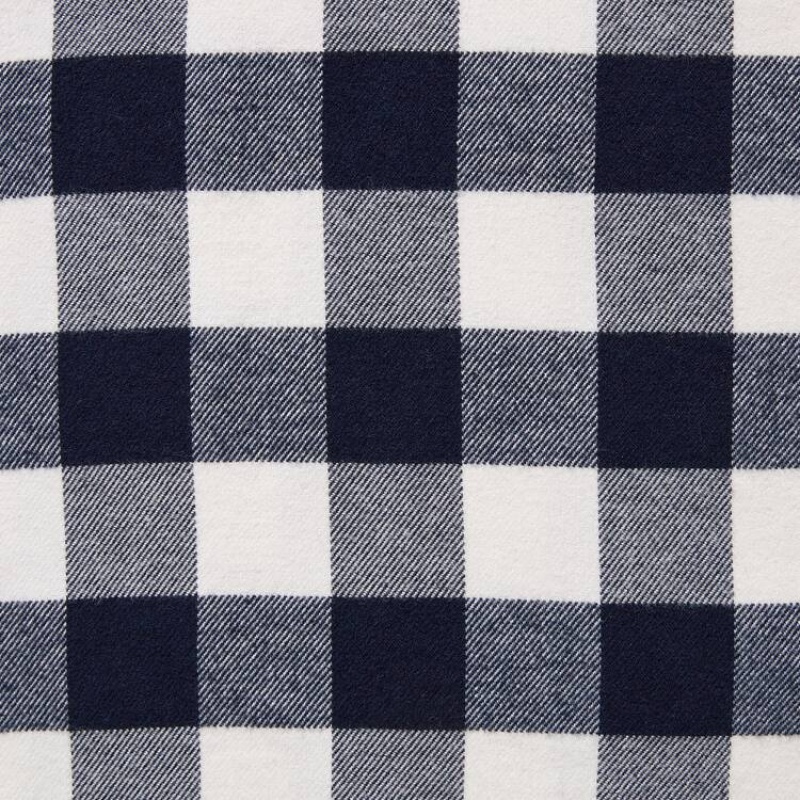 Férfi Uniqlo Flannel Regular Fit Checked (Regular Collar) Ingek Fehér | EFAUK-7064