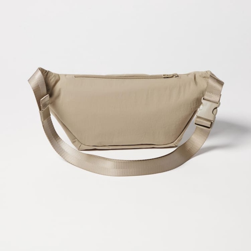 Férfi Uniqlo Nejlon Crossbody Táskák Bézs | CHNSJ-7084