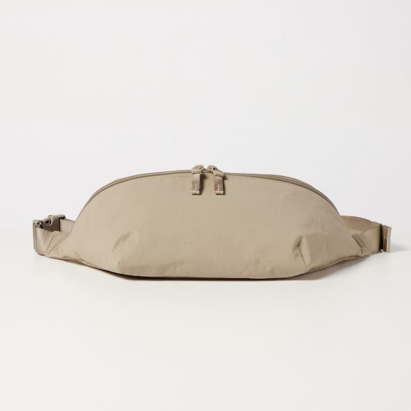 Férfi Uniqlo Nejlon Crossbody Táskák Bézs | VGBML-0724