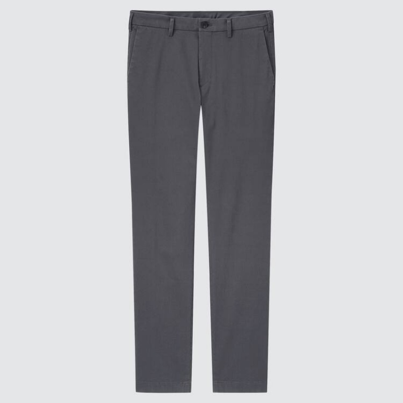 Férfi Uniqlo Slim Fit Chinos Nadrág Szürke | PLMYQ-2916