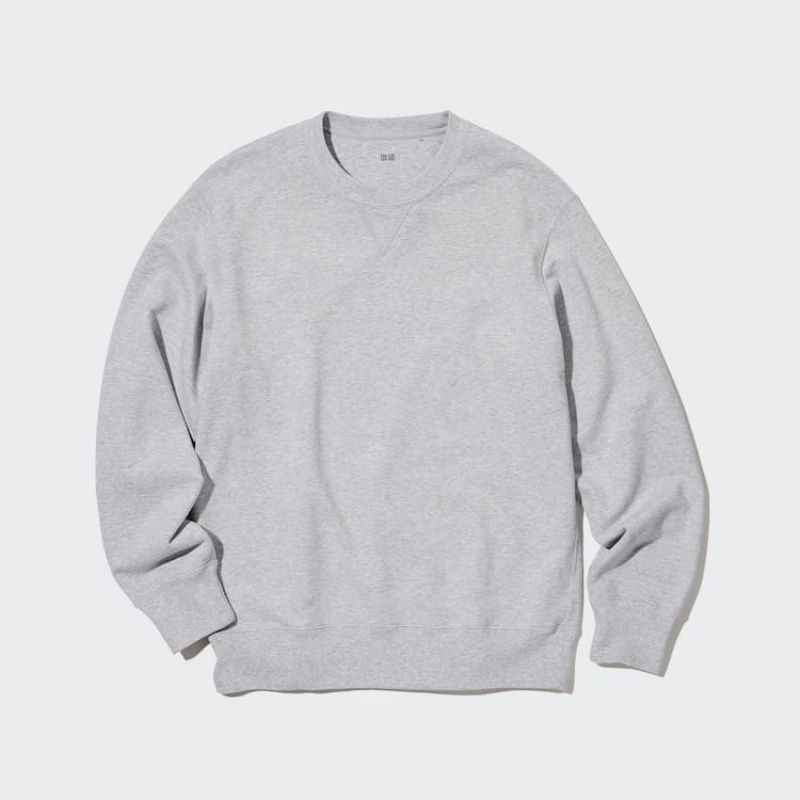 Férfi Uniqlo Sweatshirt Pulóverek Szürke | CSNPJ-5713