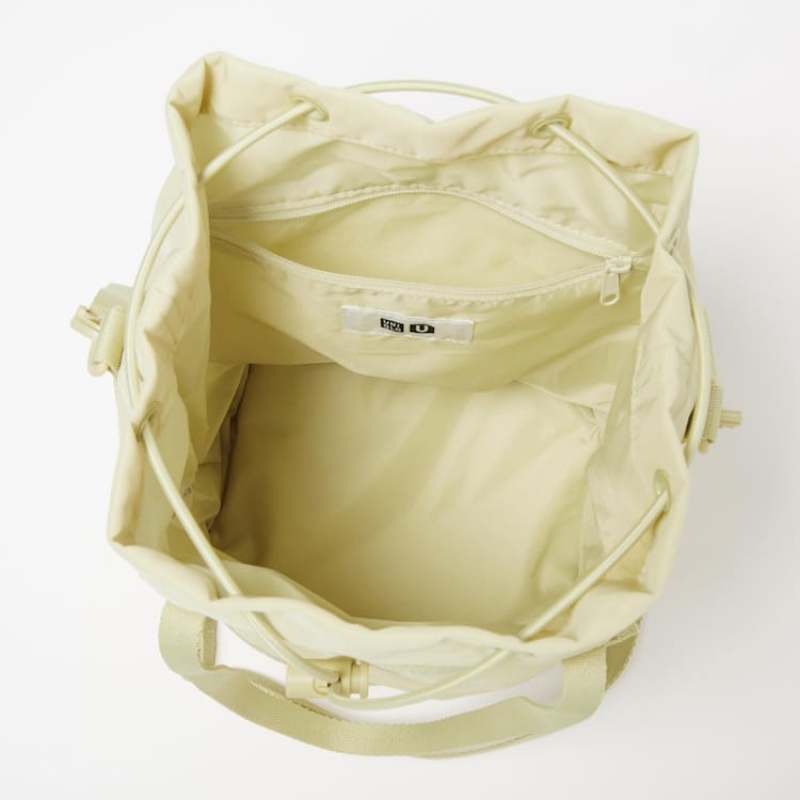 Férfi Uniqlo U Medium Bucket Táskák Bézs | WRVZG-3850