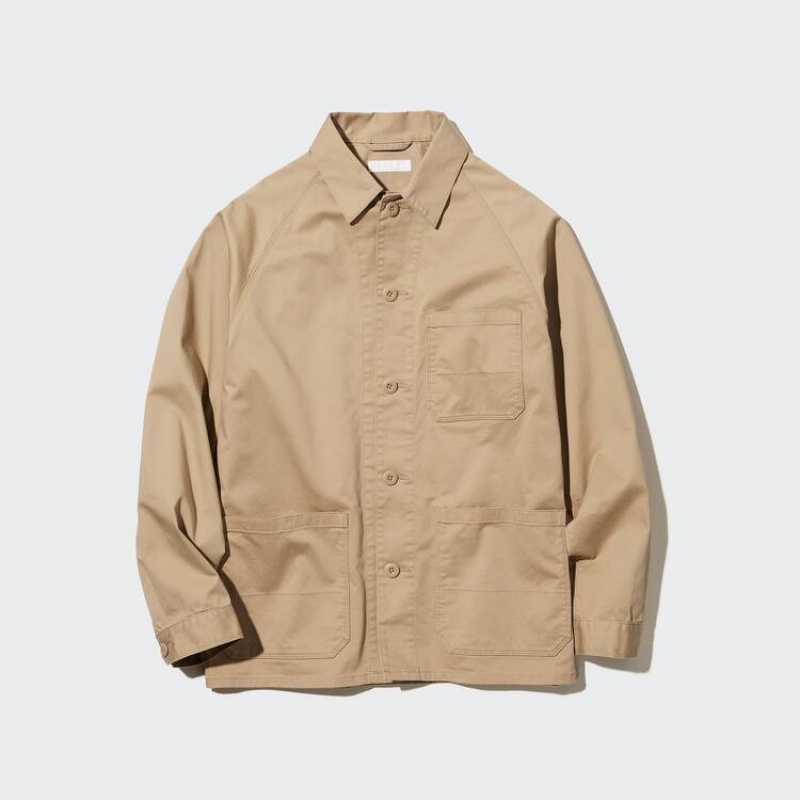 Férfi Uniqlo Utility Kabát Barna | MARWZ-6047