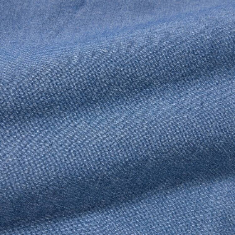 Gyerek Uniqlo Chambray Rövidnadrág Kék | UGATH-0975