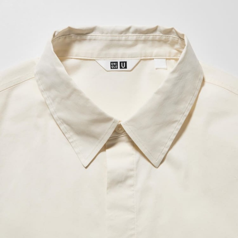 Gyerek Uniqlo Dry Piqué Rövid Sleeved Pólóing Fehér | HWDZY-3459