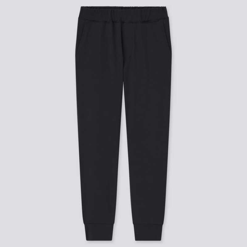 Gyerek Uniqlo Ultra Stretch Active (2021 Season) Jogger Nadrág Fekete | YDBSA-6197