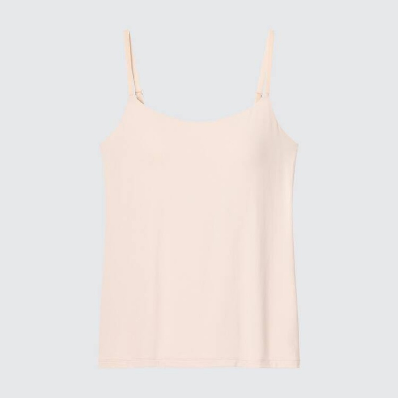 Női Uniqlo Airism Camisole Felsők Bézs | UWGEN-1968