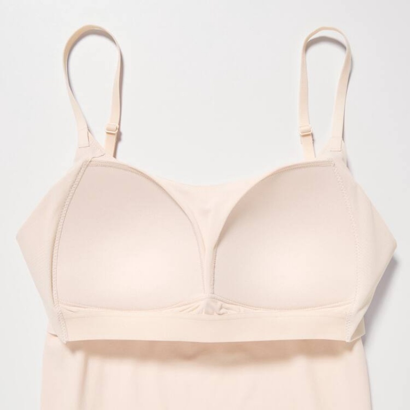 Női Uniqlo Airism Camisole Felsők Bézs | UWGEN-1968