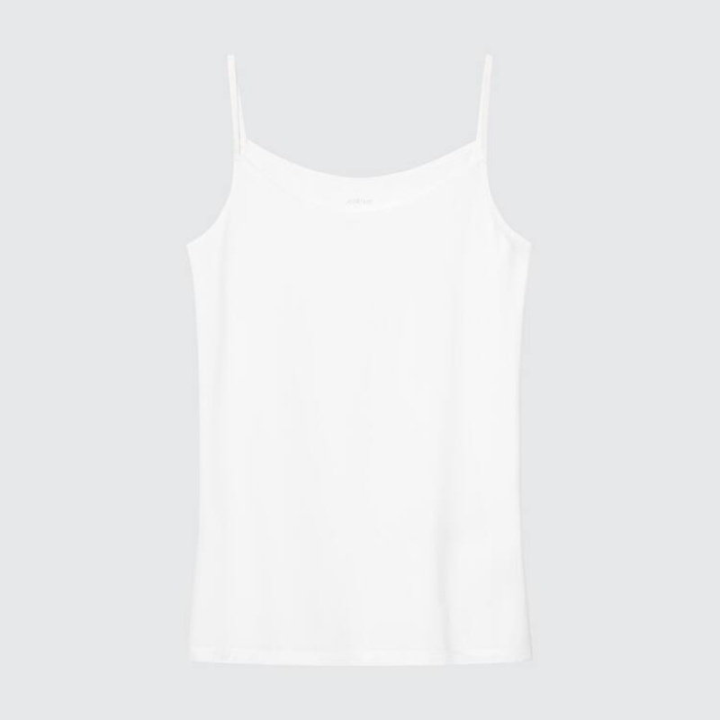 Női Uniqlo Airism Camisole Felsők Fehér | ZOGYP-6981