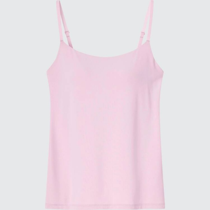 Női Uniqlo Airism Camisole Felsők Rózsaszín | MGSUH-3028