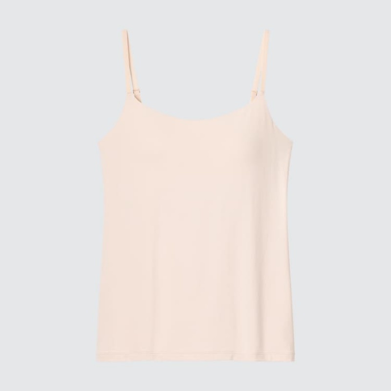 Női Uniqlo Airism Camisole Mellény Bézs | CLNIW-5209