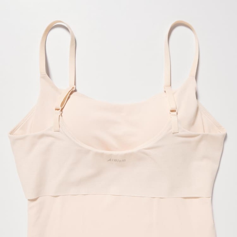 Női Uniqlo Airism Camisole Mellény Bézs | CLNIW-5209