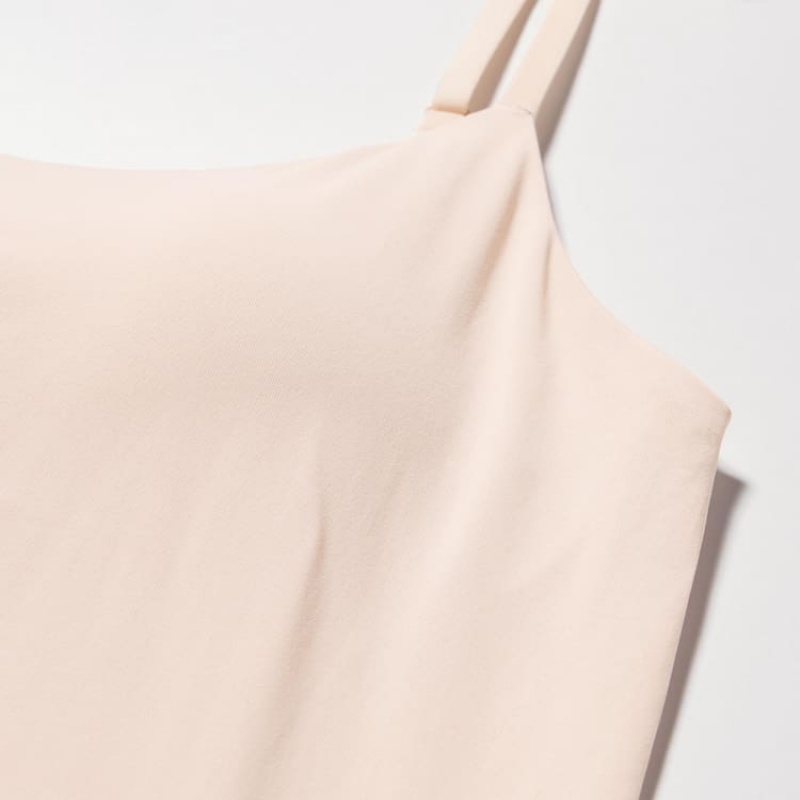 Női Uniqlo Airism Camisole Mellény Bézs | CLNIW-5209