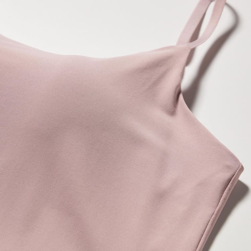 Női Uniqlo Airism Camisole Melltartók Rózsaszín | XPMLJ-5812