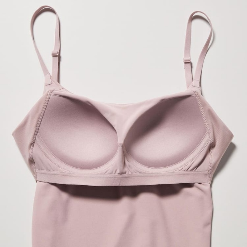 Női Uniqlo Airism Camisole Melltartók Rózsaszín | XPMLJ-5812