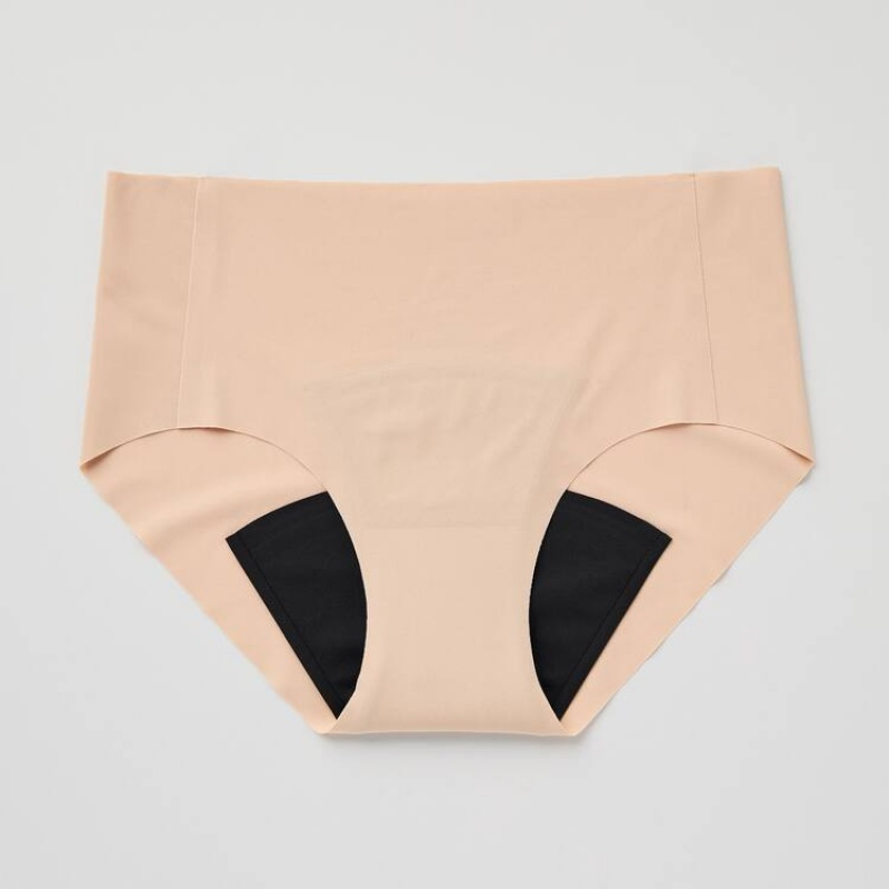 Női Uniqlo Airism Hiphugger Period Pants (Light Absorbency) Fehérnemű Korall | CAQTP-4358