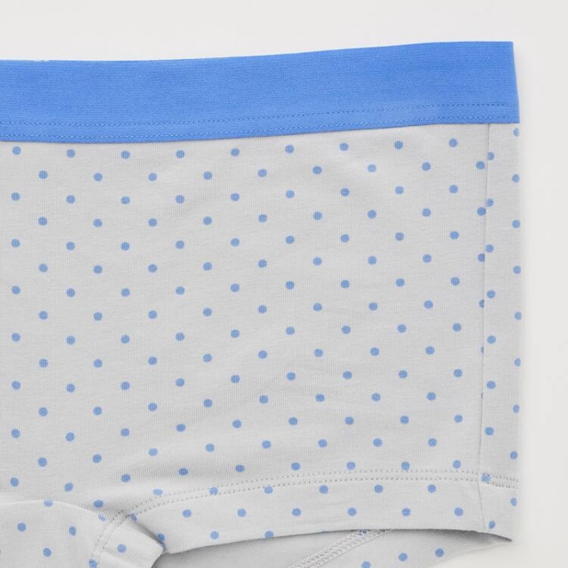 Női Uniqlo Dotted Boy Fehérnemű Világos Szürke | XLOAT-5094