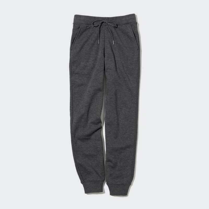 Női Uniqlo Heattech Pile Bélelt (Long) Jogger Nadrág Sötétszürke | GTMRQ-2731