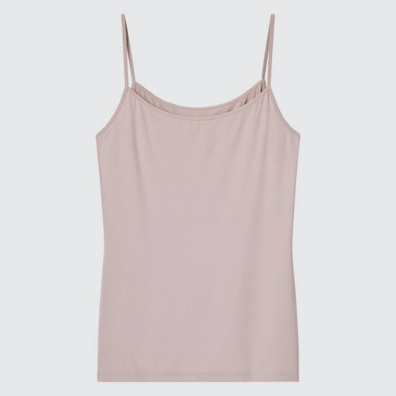 Női Uniqlo Heattech Thermal Camisole Felsők Bézs | GWDBS-6435