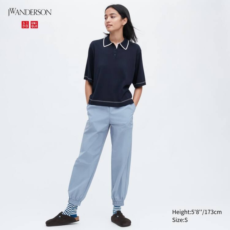 Női Uniqlo Jw Anderson Jogger Nadrág Kék | HMCNU-7423