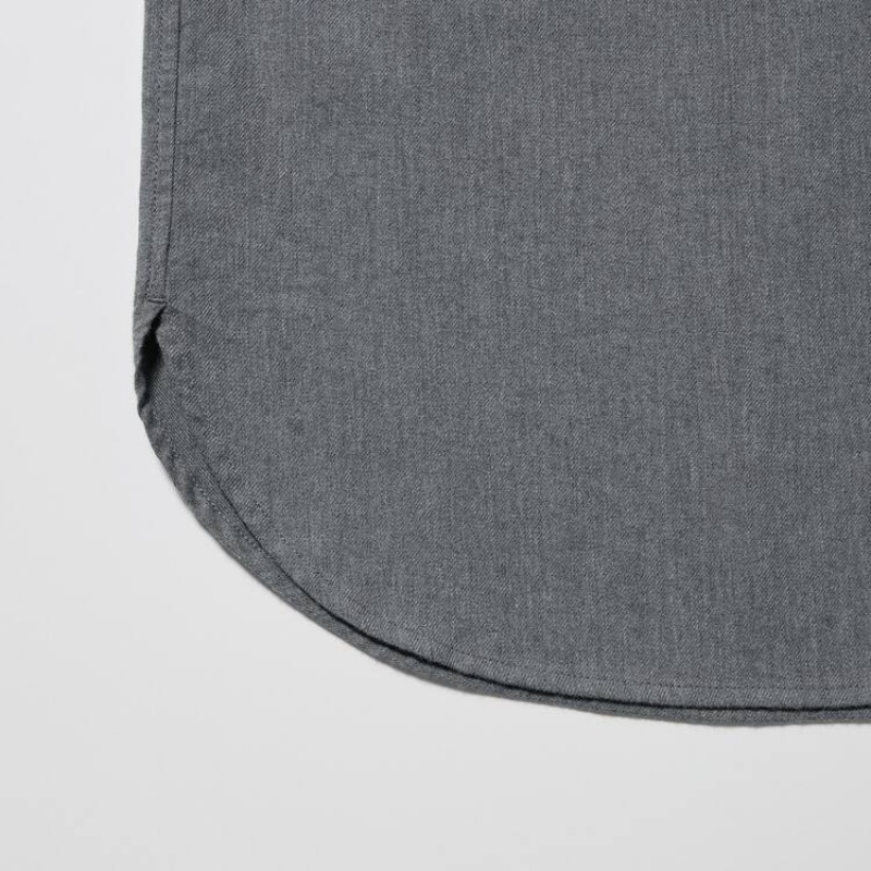 Női Uniqlo Soft Brushed Long Sleeved Ingek Szürke | HAOUF-6239