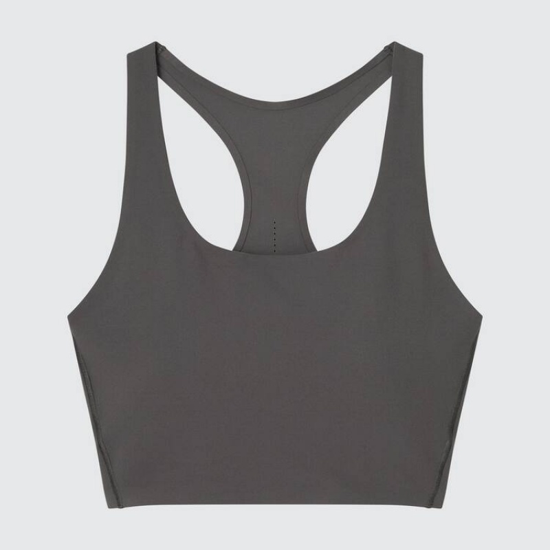 Női Uniqlo Square Neck Active Wireless Melltartók Szürke | KBZTY-4267