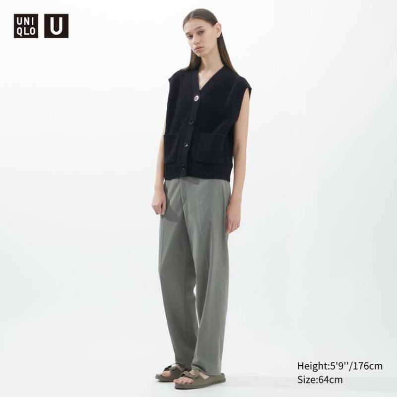 Női Uniqlo U Jersey Suit Nadrág Szürke | BNLOH-8146